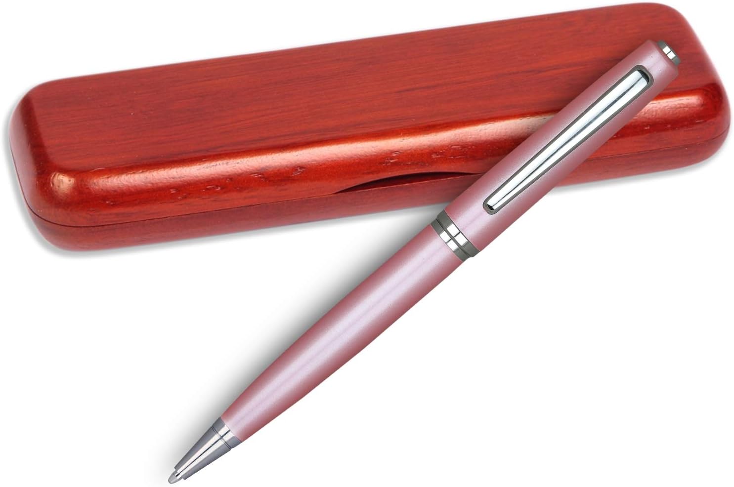 Lanier Pens Clara Ball Pen - Pink with Single Gift Box Rosewood