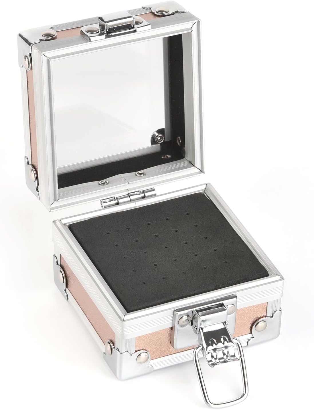 KADS Aluminium Nail Drill Bit Box 25 Holes Nail Polish head Grinding Bit Stand Display Case E-file Nail Bits Organizers Container For Nail Art (Aurora) image 2