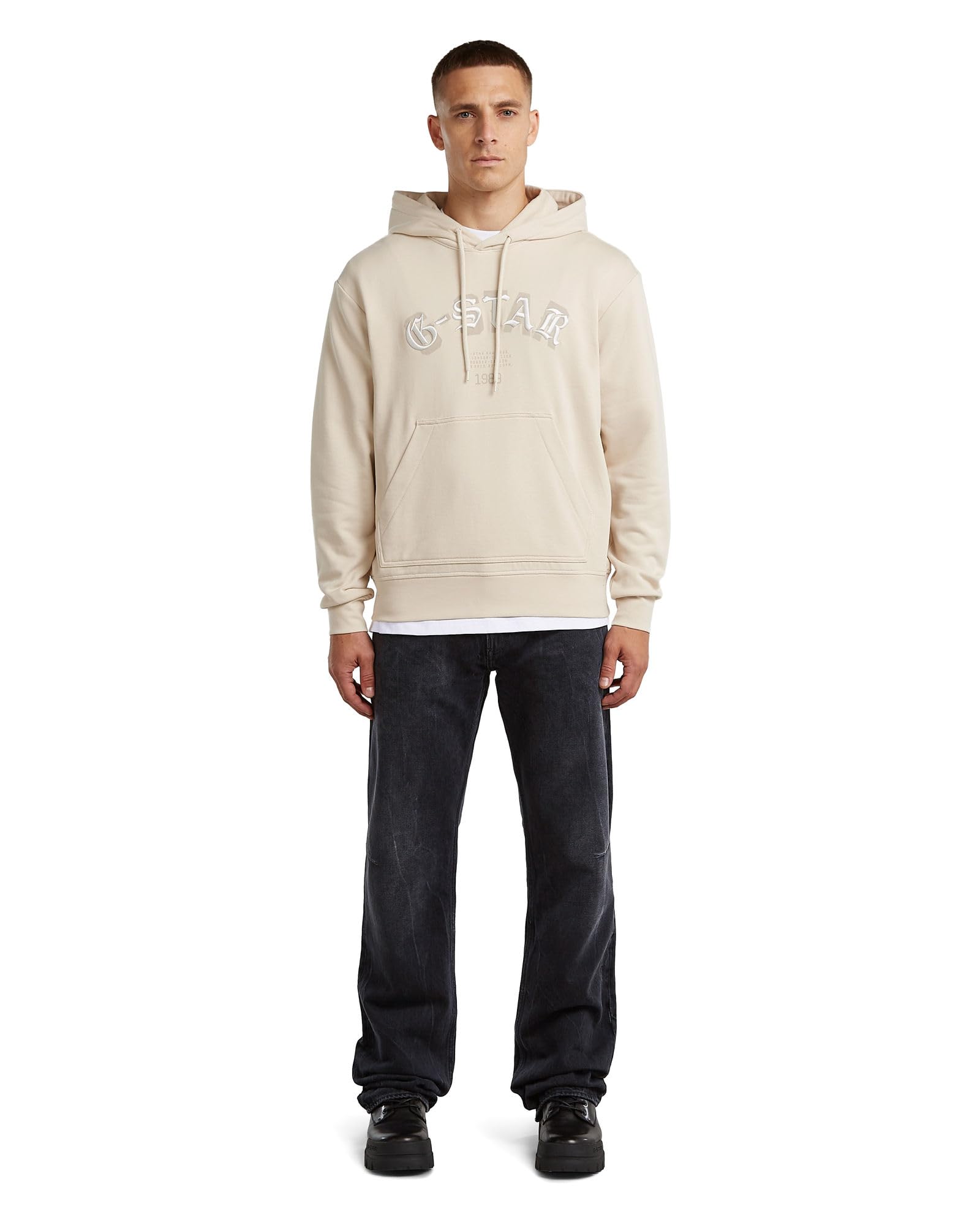 G-Star Embro Logo HB HDD Sw Sudadera Hombre (Pack de 1)