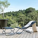 Lafuma Liegestuhl, Klappbar und verstellbar, Transabed, Air Comfort, Schwarz, LFM2853-6135 - 4