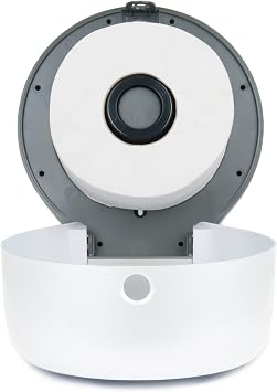 Mini Jumbo Toilet Roll Dispenser - Tissue Paper Dispensers - Pearlescent White