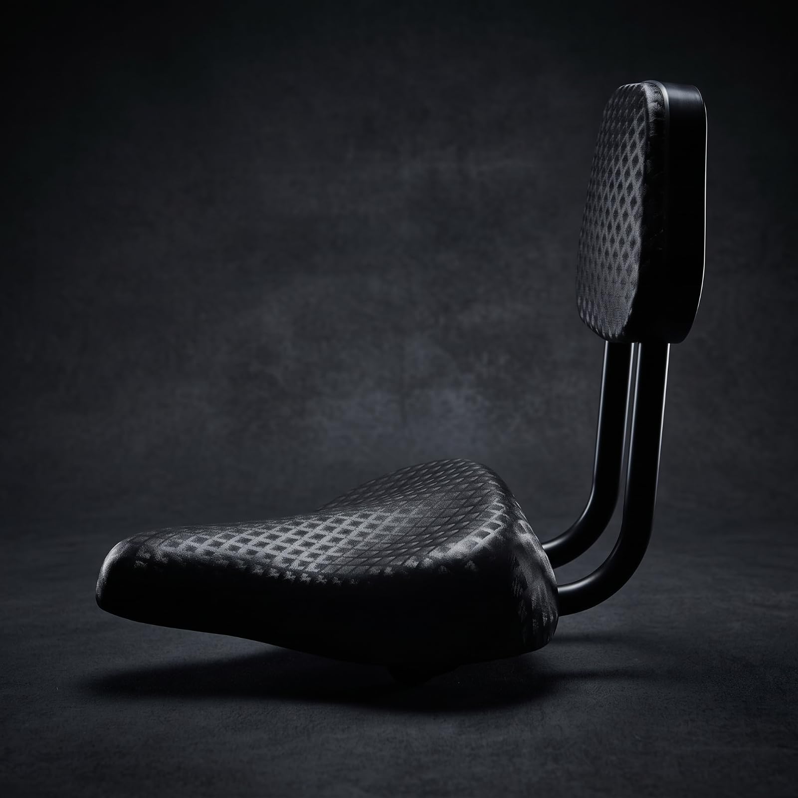 Baoblaze Sella per Bicicletta Sella Bici Sella con Schienale Seduta Ergonomica Cuscino Imbottito Stabilità con Aste Metalliche Schienale Rettangolare