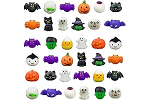 Jofan 36 PCS Little Halloween Toys Halloween Mochi Squishies for Kids