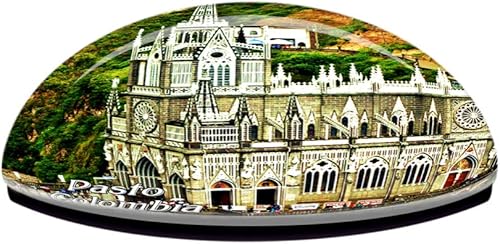 Miniatura 3 de Weekino Colombia Las Lajas Santuario Pasto Nevera Imán 3D Cristal Turístico Ciudad Viaje Recuerdo Colección Regalo Fuerte Refrigerador Pegatina