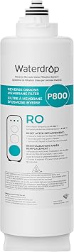 Waterdrop G3P800-RO Filter, Replacement for Waterdrop G3P800 Tankless Reverse Osmosis Water Filter, Reduce PFAS, 2-year Lifetime