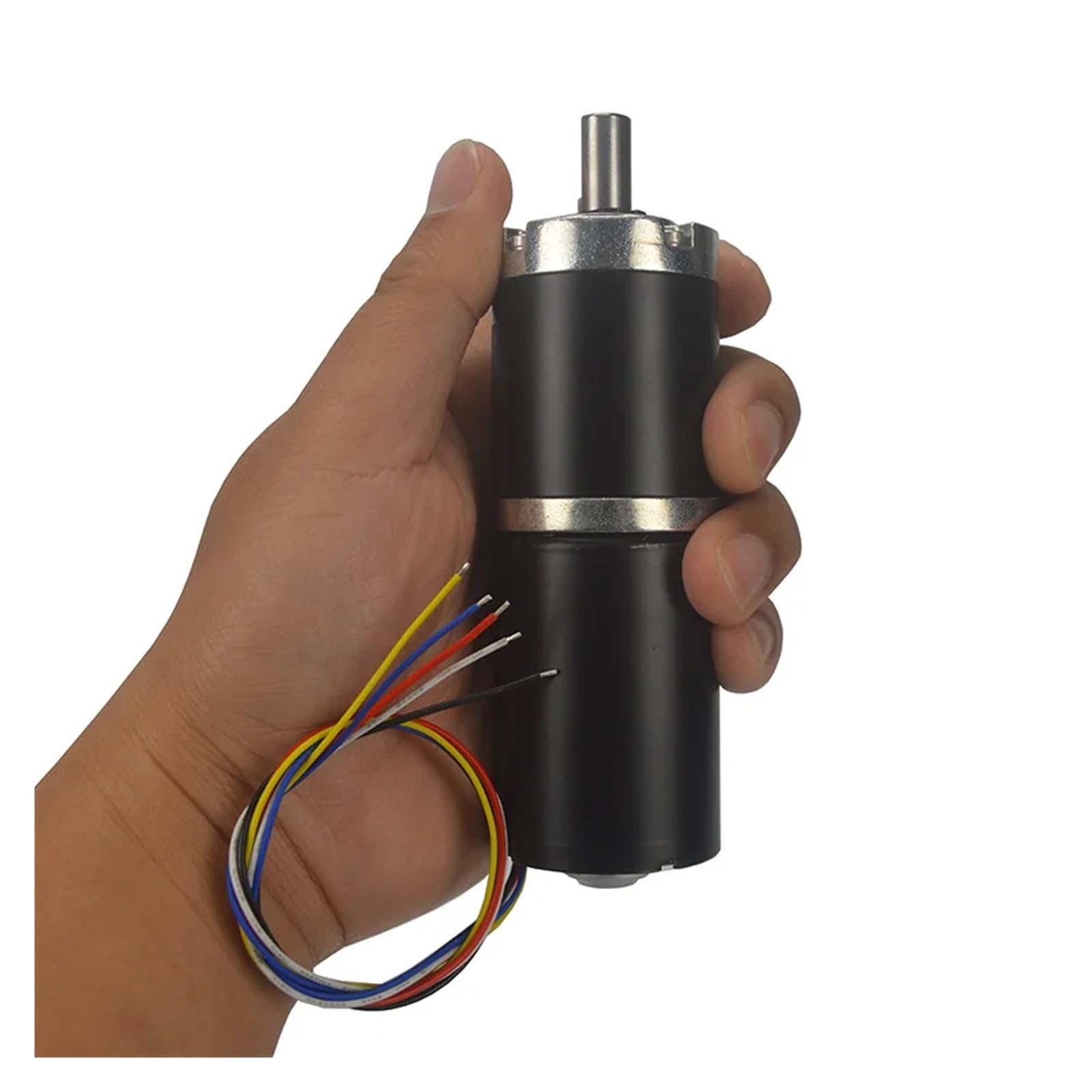 reducción Motor 12V24VDC Baja Velocidad Larga Vida Super Potente par 42mm Caja de Cambios planetaria Engranajes Motor Planeta desaceleración motorreductor sin escobillas(428 RPM_12V)