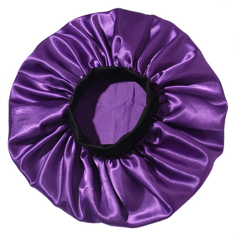 Purple shower cap