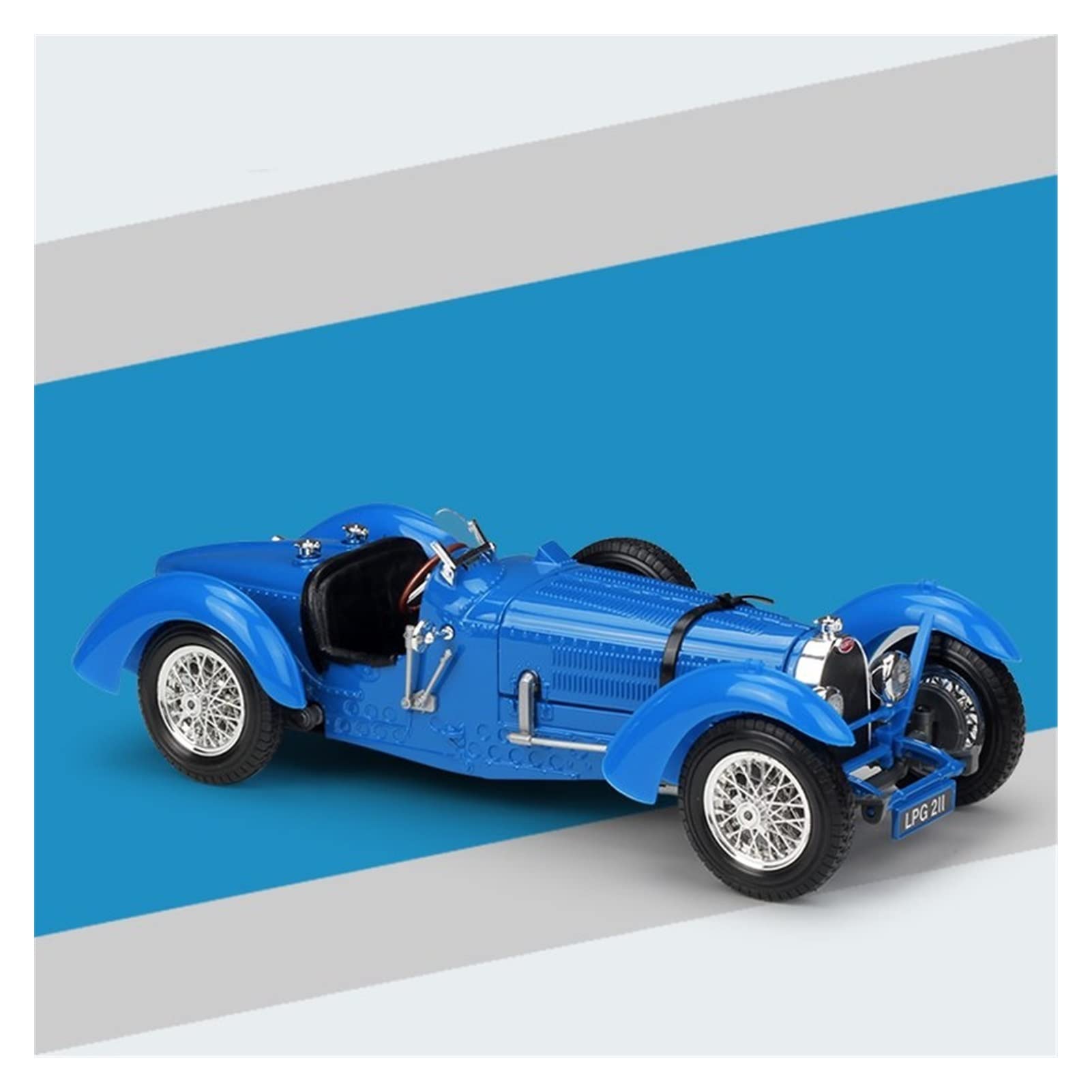Amazon | ミニカー スケールモデルカー 1:18ブガッティタイプ59の場合