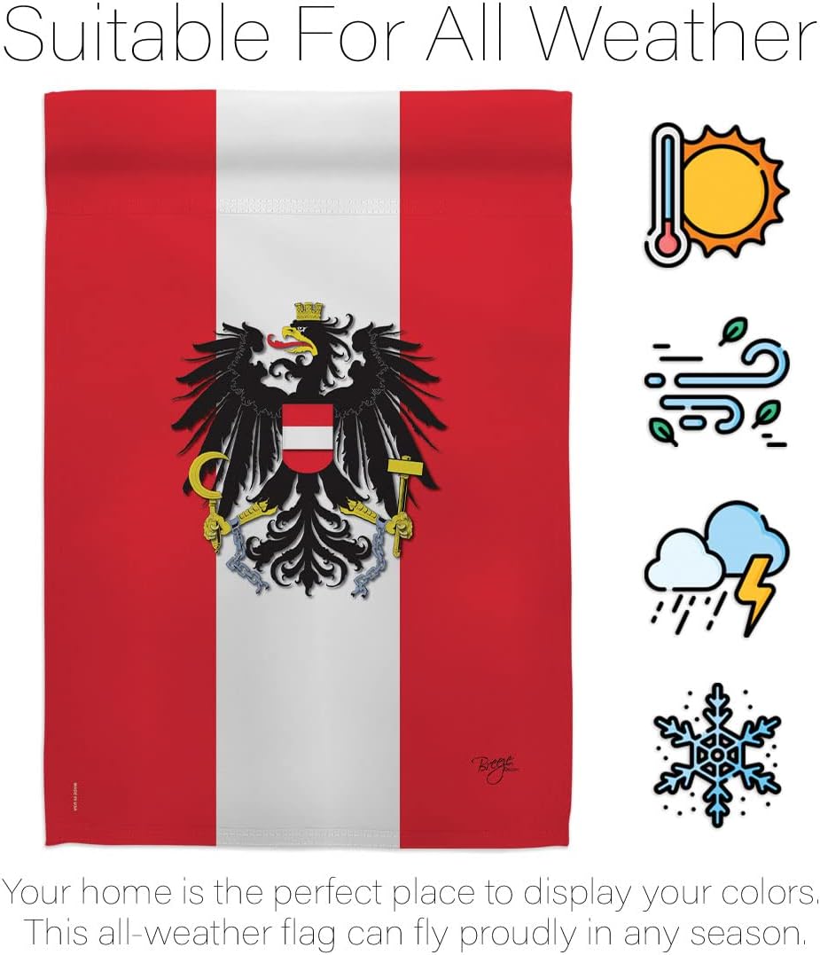 Breeze Decor 710320581195 Regional Nation International World Country Particular Area House Decoration Banner Small Yard Gift Double-Sided, Made in USA