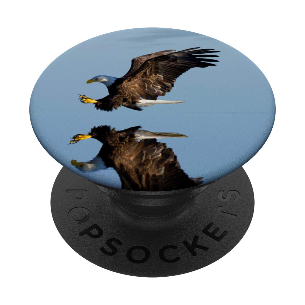 The White Bald Eagles Hunting For Fish Is Pure Freedom MAGA PopSockets Grip and Stand for Phones and Tablets