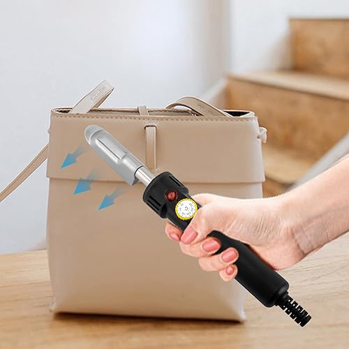 Miniatura 3 de LYNICESHOP Mini planchas, 110v 122.0-662.0 F con cable eléctrico mini hierro de cuero mini hierro mini manualidades de hierro práctico máquina de