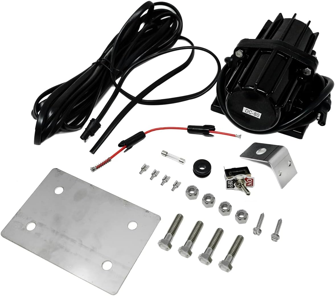 RUSSO 80lb Salt Sand Vibrator Motor Kit for Buyers SnowEx Trynex Meyers Western Fisher Spreaders 3008241 3008076 D6515