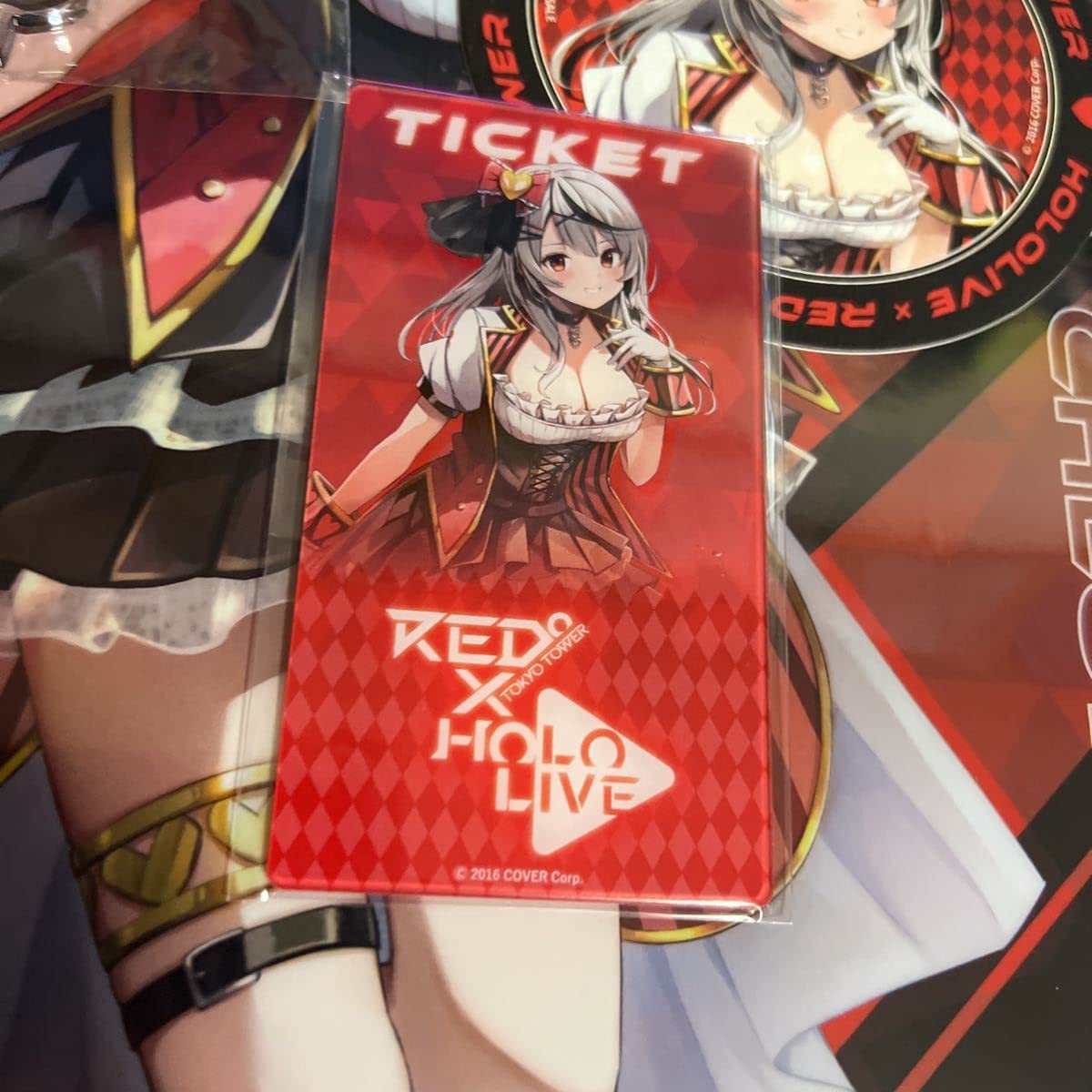 ホロライブ×RED° TOKYO TOWERポーカーセット　沙花叉クロヱ Amazon.co.jp: ホロライブ 東京タワー RED チケット 沙花叉