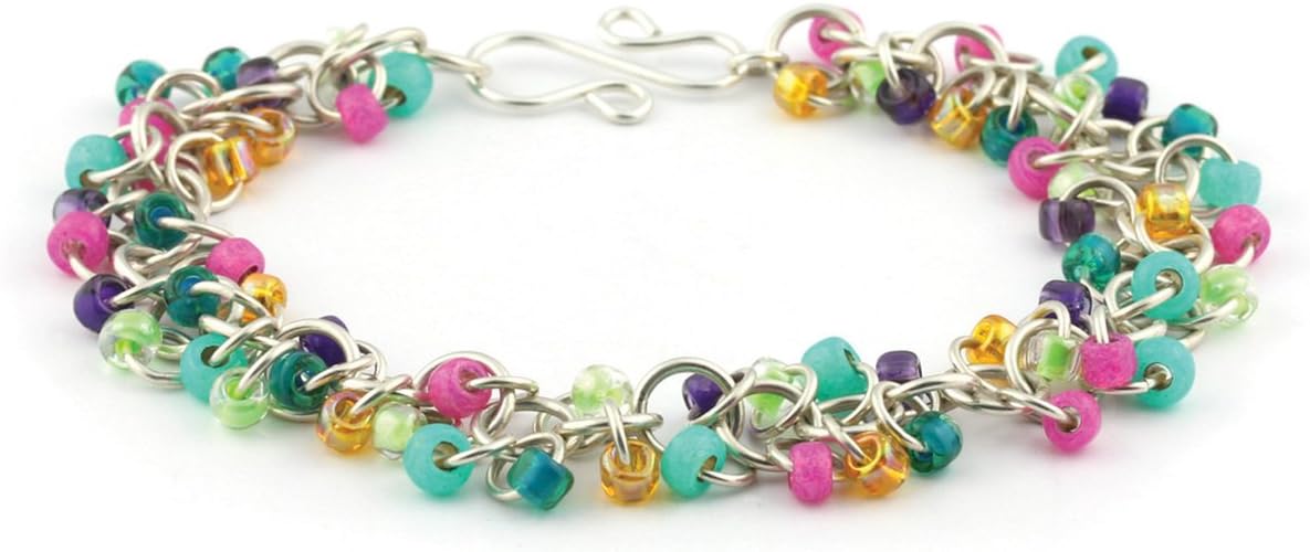 Weave Got Maille Shaggy Loops Chain Maille Bracelet Kit, Girls Just Wanna Have Fun