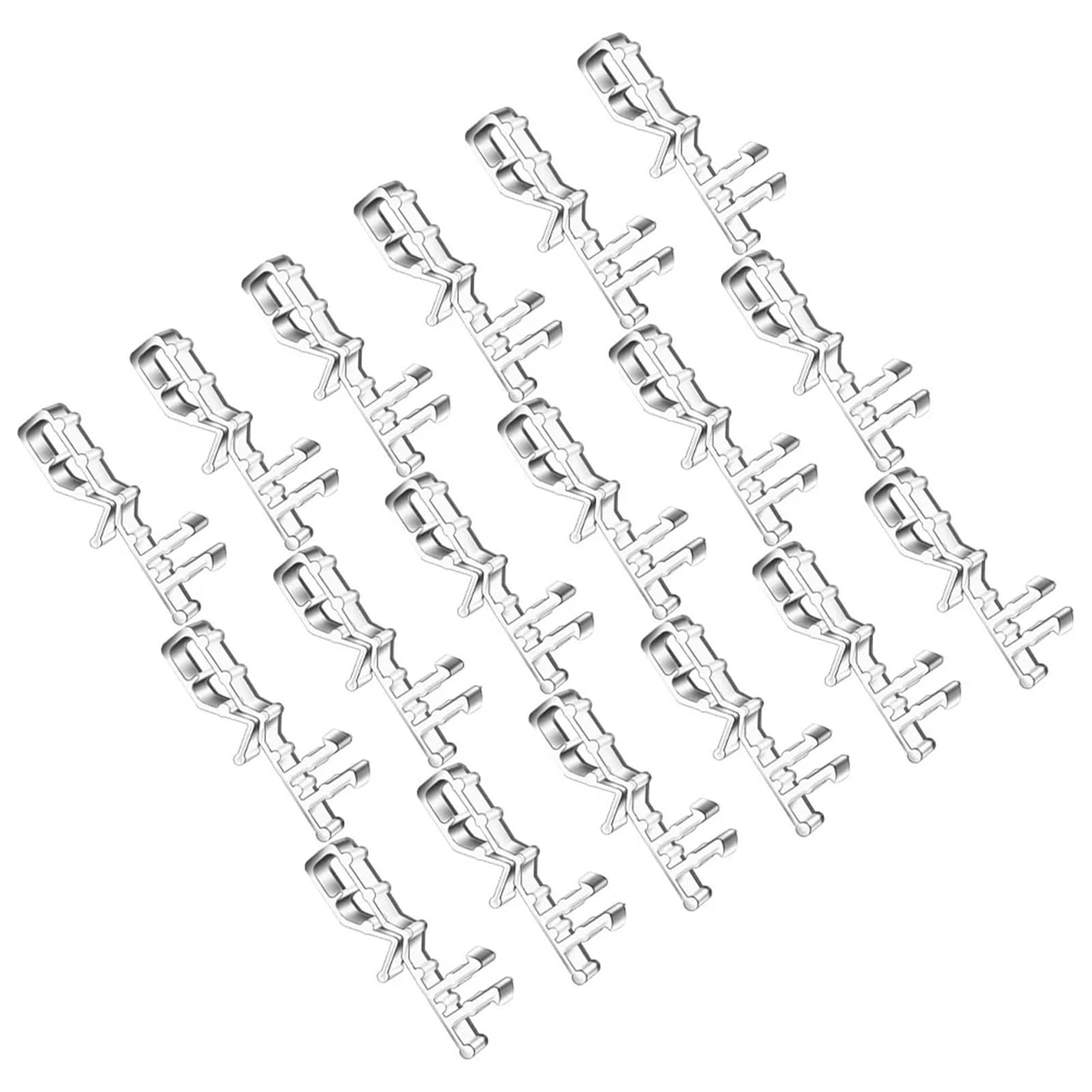 12 Pcs Clear Clips Blinds and Valance Vertical Replacement Parts Piece Retainer Plastic For Door