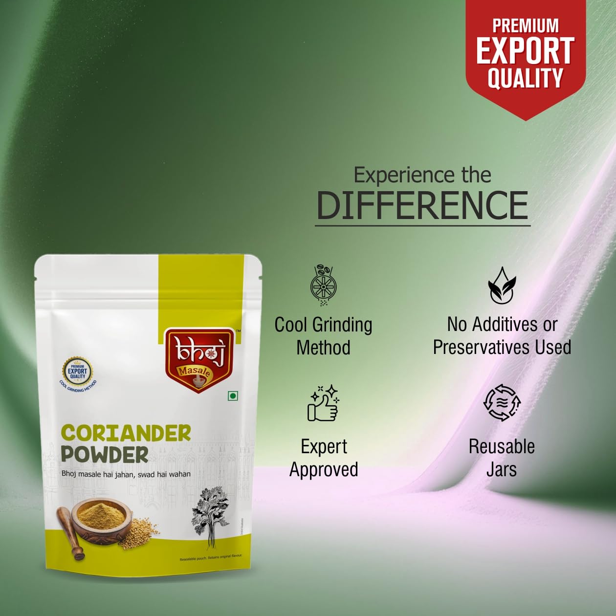 Bhoj Masale Coriander Powder 200GM | Dhaniya Powder | Fresh Indian Whole Spices For Cooking (Powder) - Image 4 thumbnail