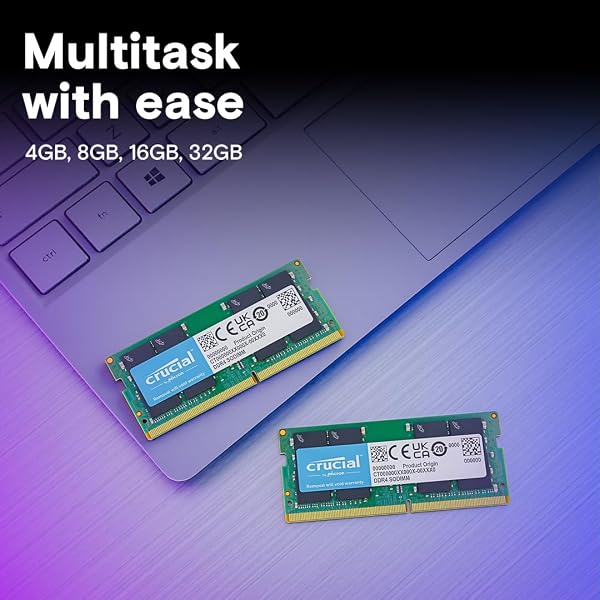 Crucial DDR4 RAM 8GB 3200MHz SODIMM CL22, Laptop Computer Memory, Mini PC (or 2933MHz, 2666MHz) - CT8G4SFRA32A - 4