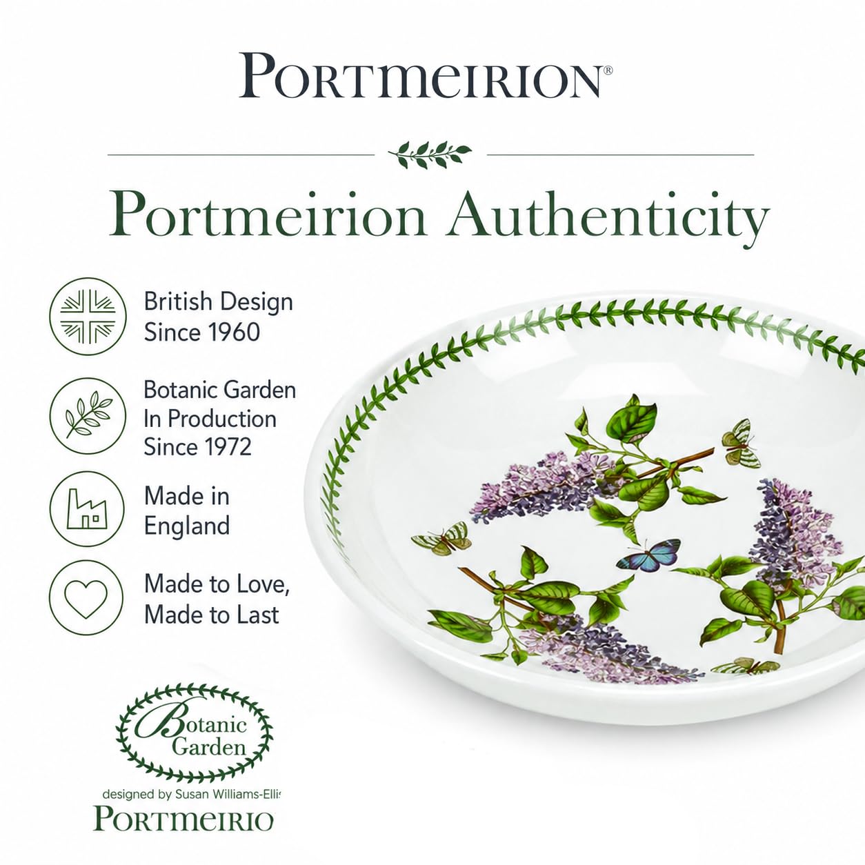 Portmeirion Botanic Garden Pasta Serving Bowl