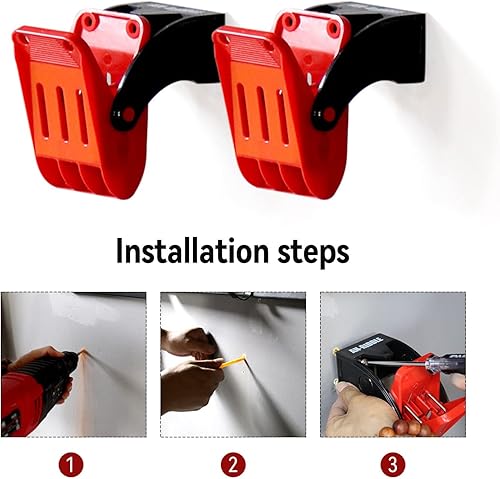 Miniatura 6 de YTCYKJ 8 abrazaderas de plástico duro resistente a los productos químicos para el piso del automóvil, pinzas de resorte antideslizantes giratorias