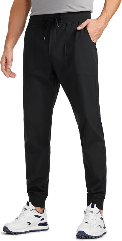 CRZ YOGA All Day Comfy Pull-On Golf Jogger 30" Black Large