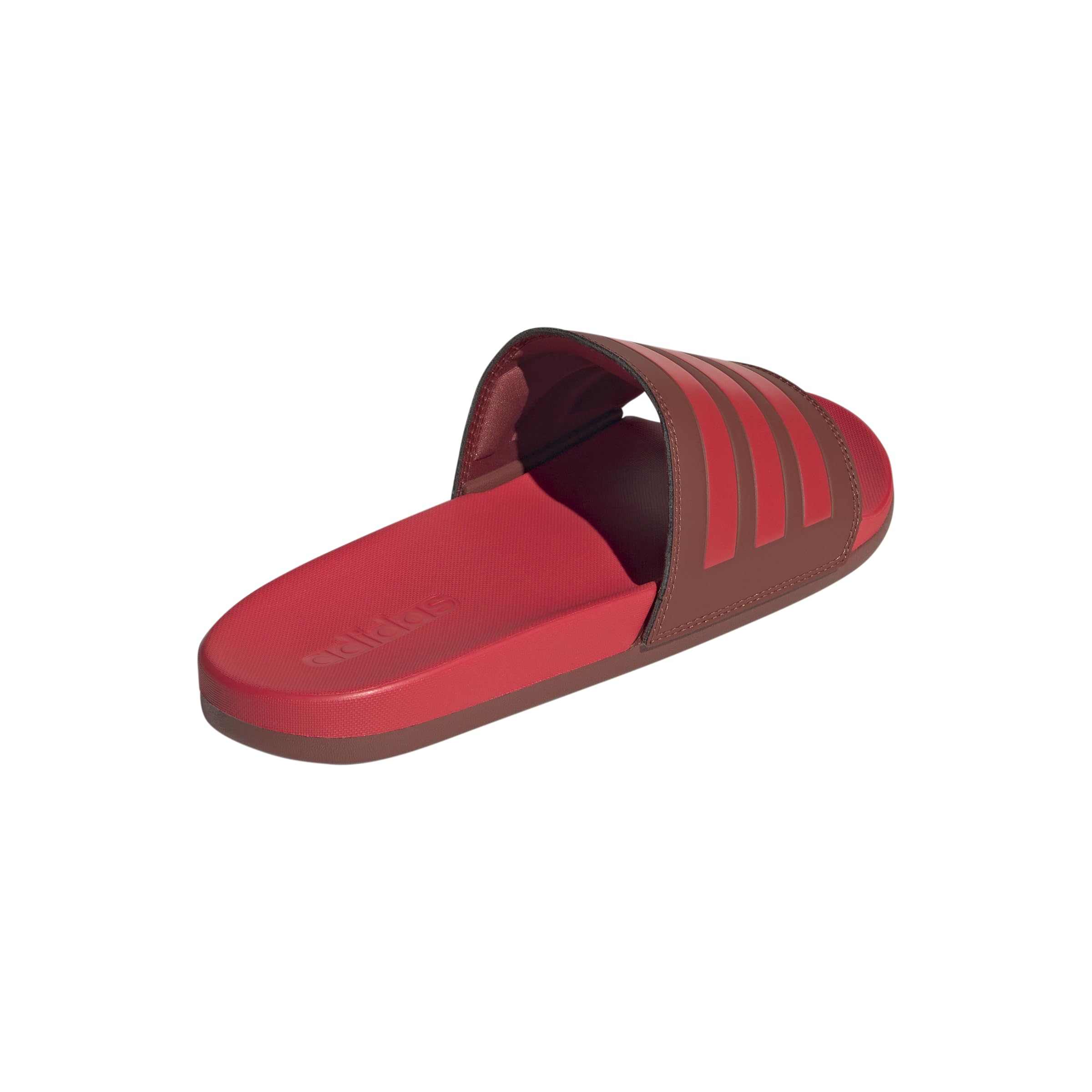 adidas Unisex-Adult Adilette Comfort Sportswear Slide Sandal, Ulubiony rubin/czysty rubin/czysty rubin, 19 Women/18 Men