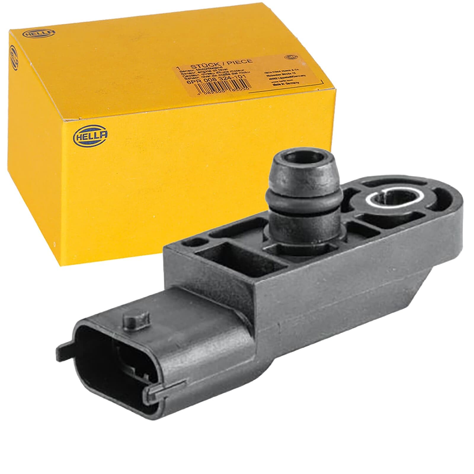 HELLA 6PP 358 152-301 Sensore, Pressione alimentazione, 3a... poli, avvitato