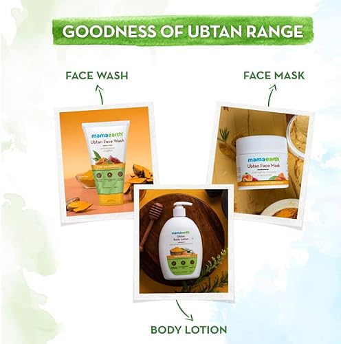 Miniatura 6 de MAMAEARTH Ubtan Face Wash CON Cúrcuma Y Azafrán para Eliminación de Bronceado150ml