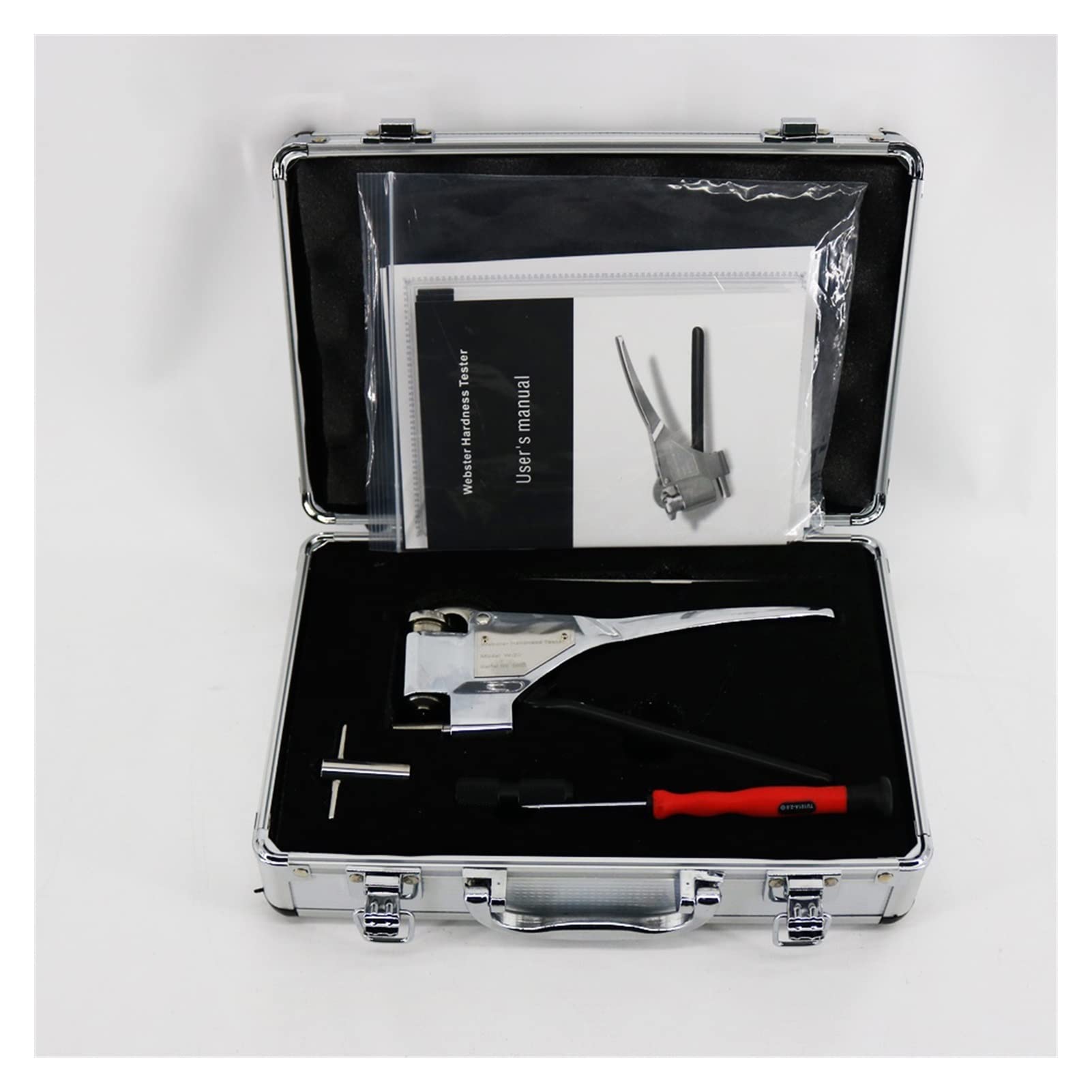 Probador de dureza, Probador de dureza digital W-20 Webster usado for probar perfiles de aluminio Alcance de medición 0-20HW