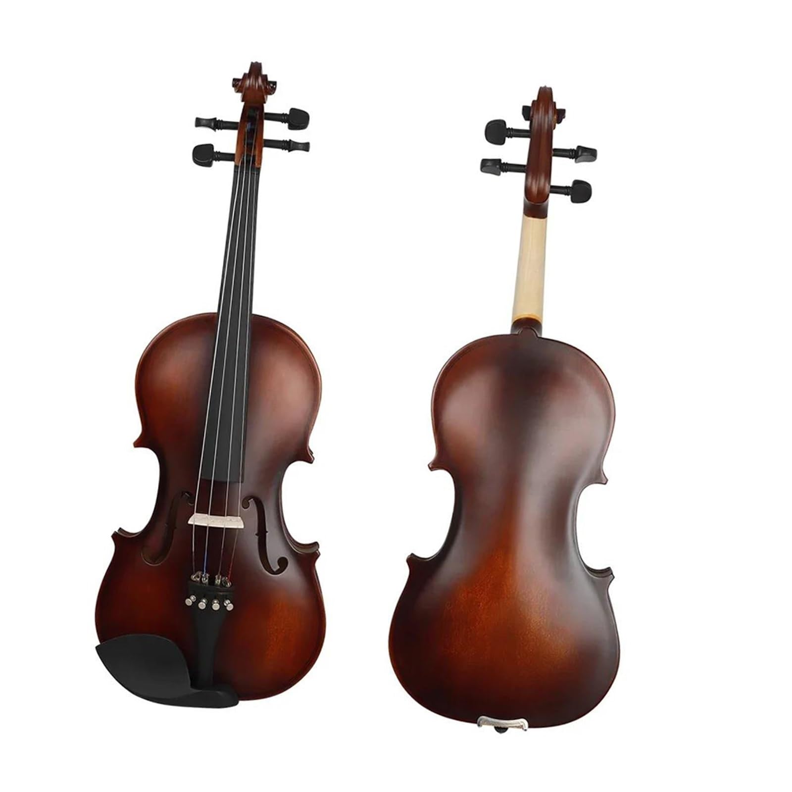 Skrzypce Akustyczne W Rozmiarze 3/4 Skrzypce Profesjonalne | Profesjonalny instrument dla początkujących z matowej lipy w stylu vintage