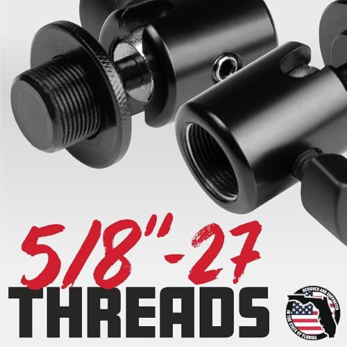 Miniatura 4 de Gator Frameworks Adaptador de micrófono de cabeza de bola y enchufe con ajuste de ángulo, (GFW-MIC-BALLHEAD-MT)