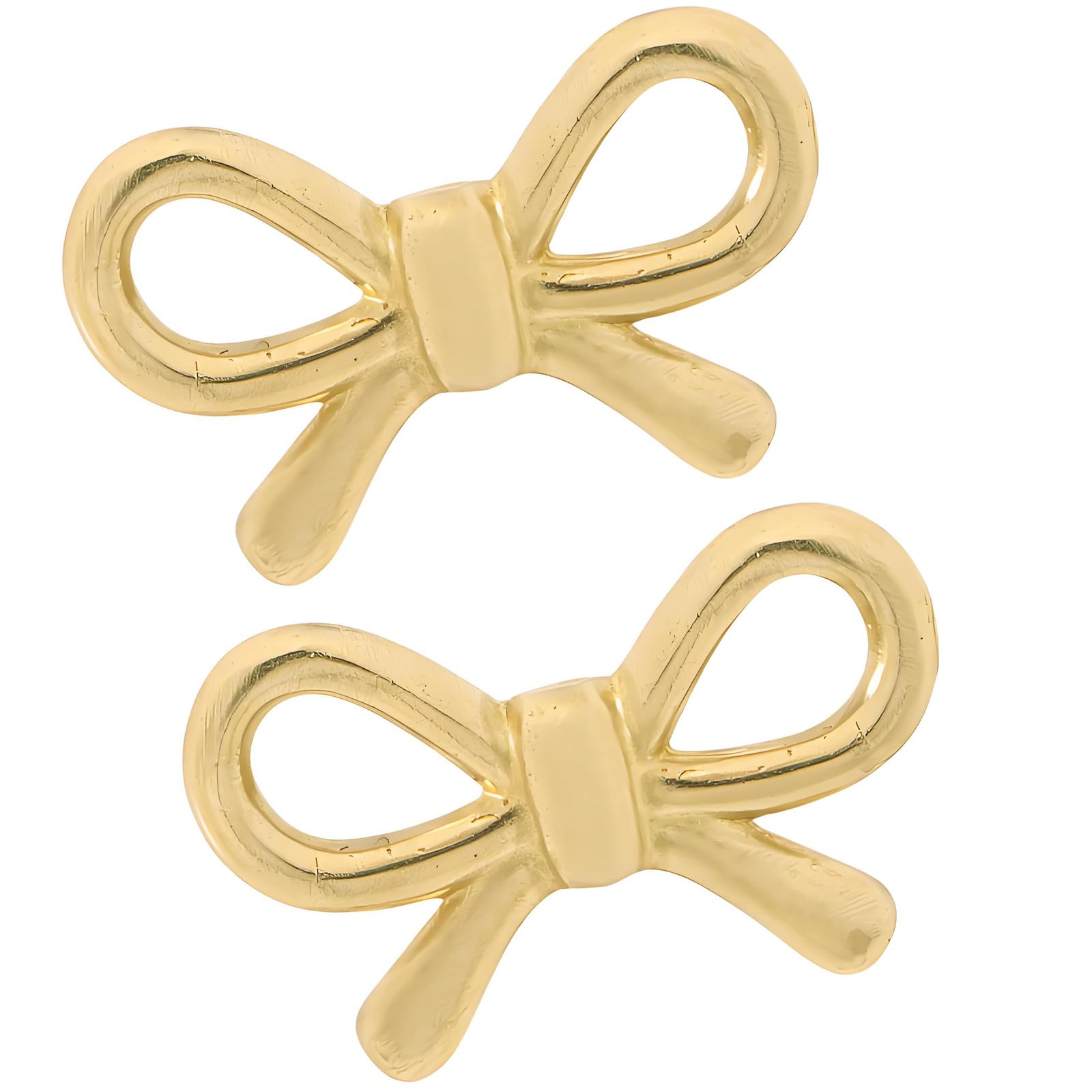 Xjdzineq Unique Wardrobe Knob Brass Cabinet Drawer Handle Cupboard Pulls Bowknot Shape Furniture Decoration Bowknot Shape Drawer Handles Dressers Replacement