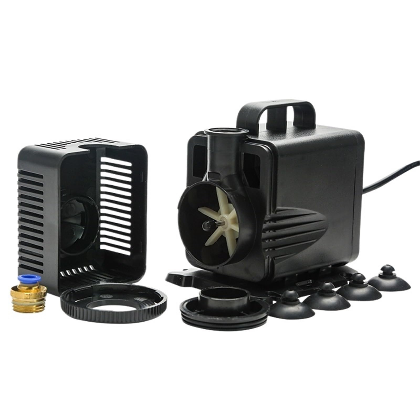 1 x pompa wodna do akwarium 80 W 3,5 m pompa zanurzeniowa 3500 l/h