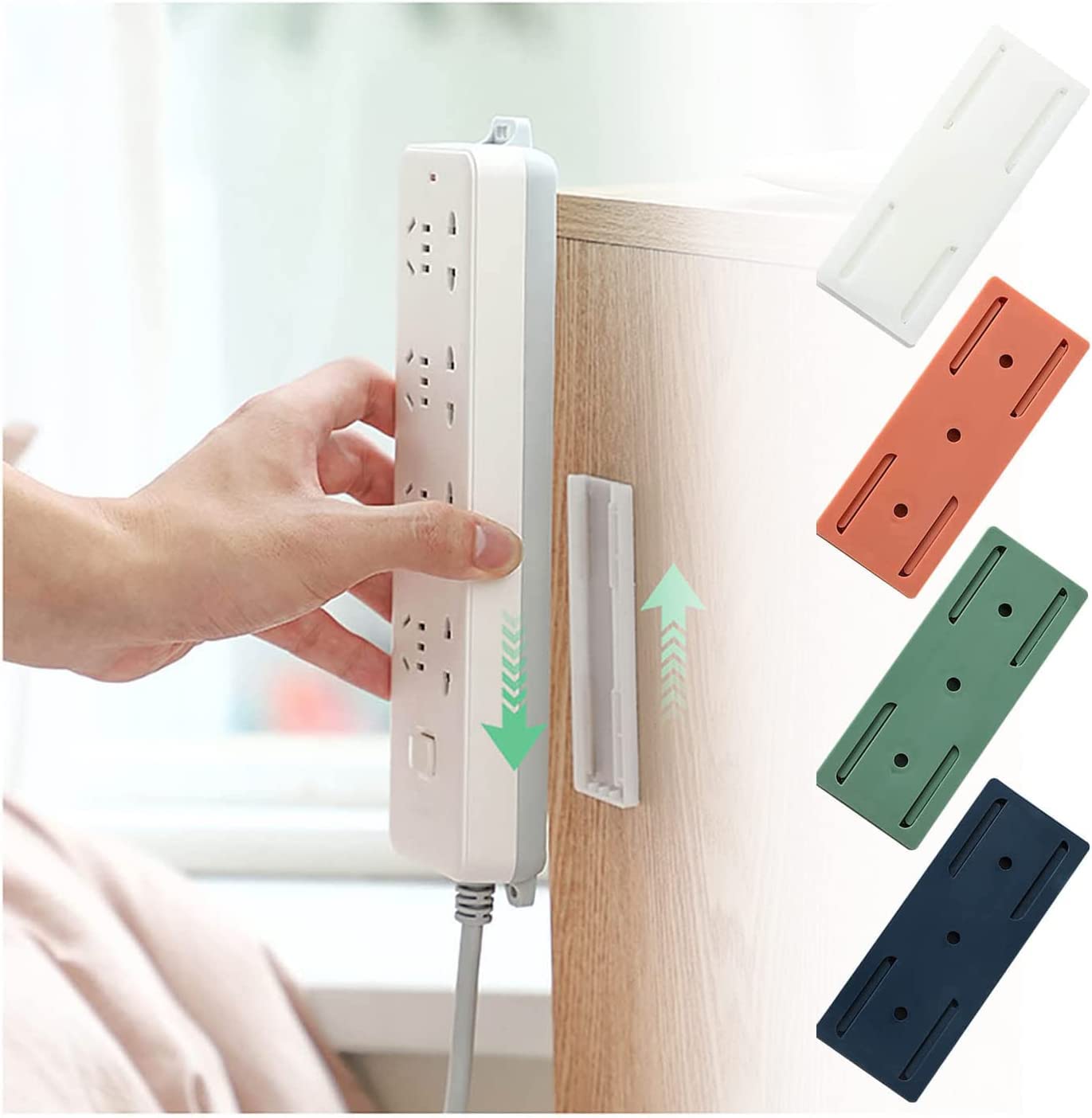 Buy GALENO Self Adhesive Power Strip Holder Fixator WallMounted