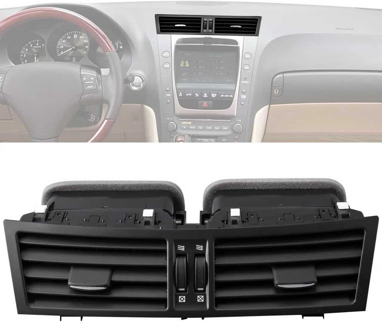 COOL STAR 55660-30411 Center Dash Air Vent Panel Instrument AC Heater Compatible with Lexus GS300 GS350 GS430 GS450h 3.0L 3.5L 4.3L 2006-2008 Replace 55660-30410 AC Vent Air Instrument Panel
