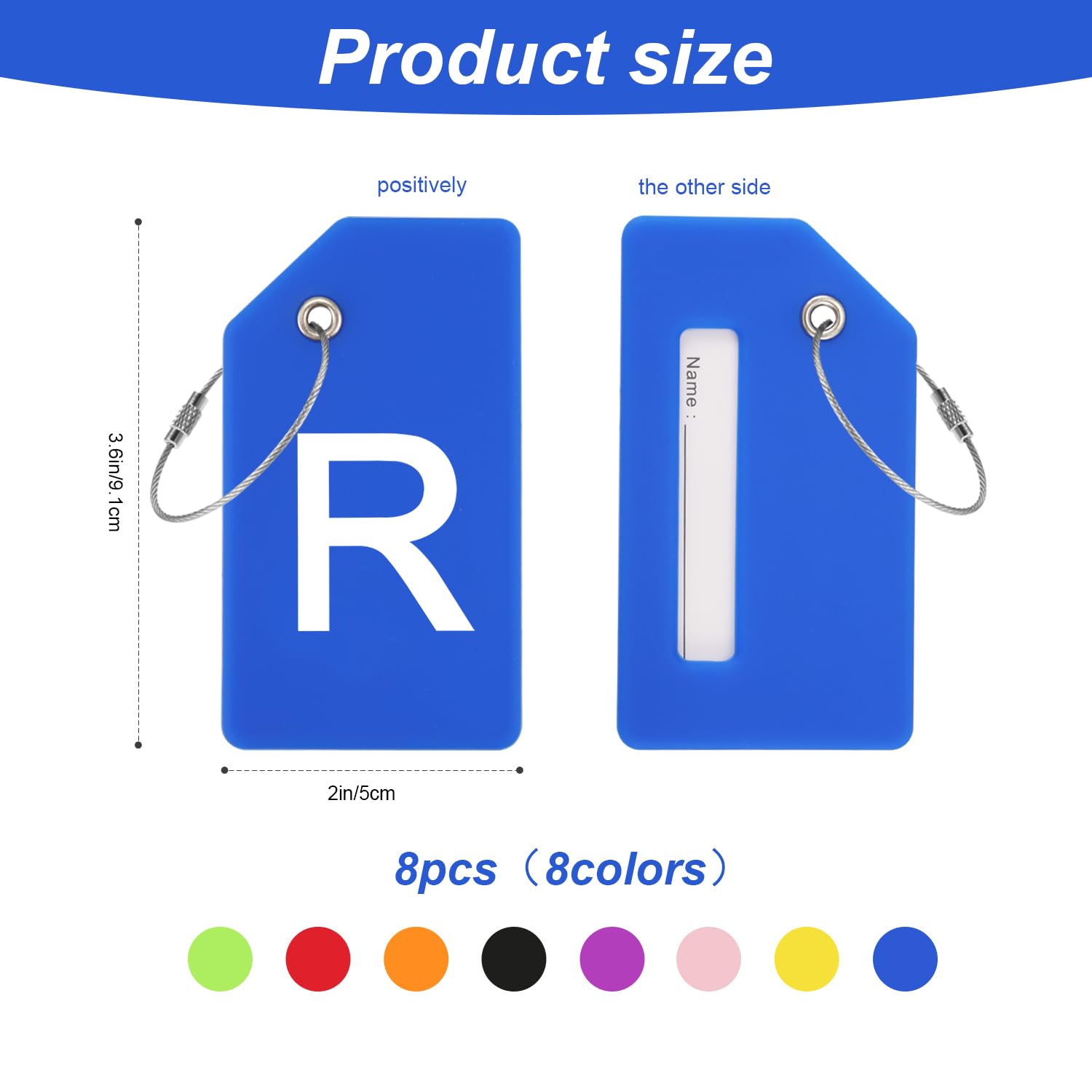 Lot De 8 étiquettes Tissées - Handmade Coloré