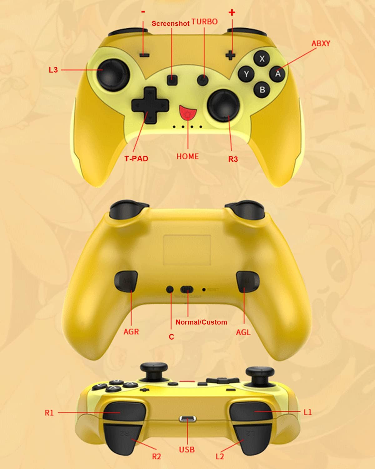 Joso Mobile Game Controller for iPhone iPad, Direct Play, Bluetooth Gaming Gamepad Joystick Works with Most iOS, iPad, MFi Games, Call of Duty Mobile(COD), Genshin Impact, Asphalt 9, Real Racing 3