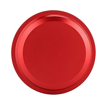 Disc Stabilizer, Wear?Resistant Metal Record Stabilizer, Lightweight Compact Sturdy Anti-Interference for Record Metal Record(red)