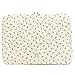 TIAASTAP Blümchen Laptop Sleeve, Weiches Cord Laptop Hülle für 11/13/15 Zoll MacBook Air, iPad, Laptops, Stylisches iPad Tasche Case für Damen