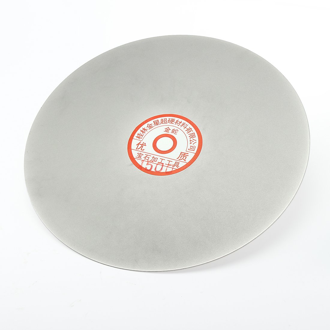 uxcell 300mm 12-inch Grit 1500 Diamond Coated Flat Lap Disk Wheel Grinding Sanding Disc
