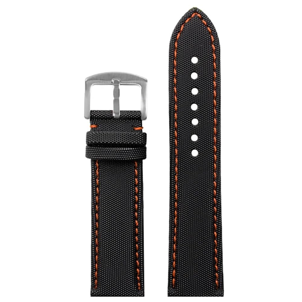 Bracelet TAG HEUER 23mm bleu en nylon et peau de vache pour montre Formule F1