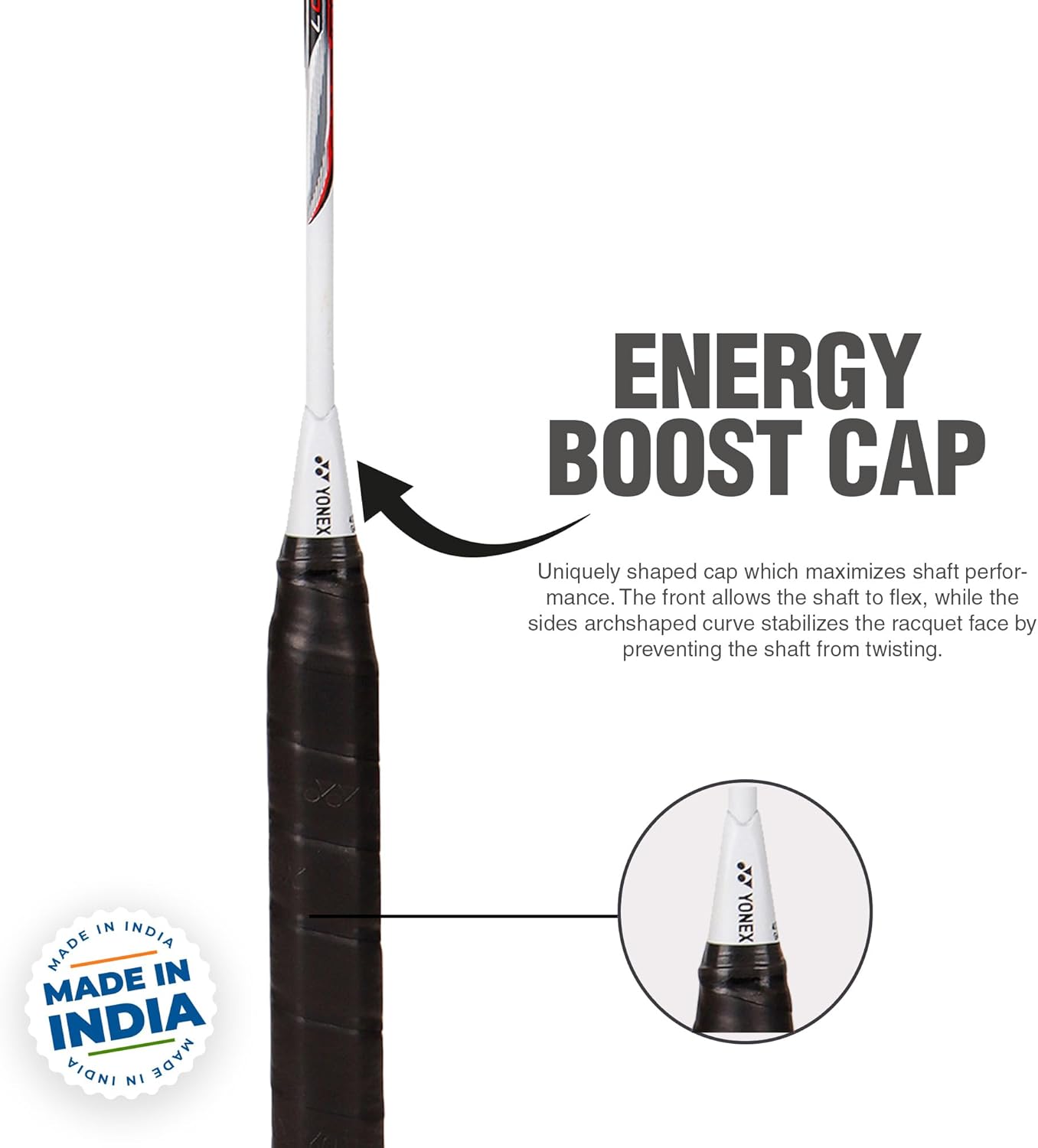 YONEX Badminton Racquet NANOFLARE Speed 7 White G4 4U