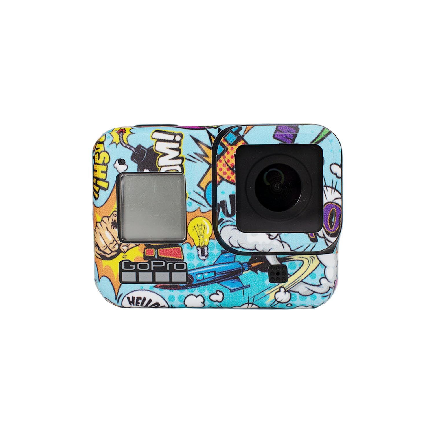 Action Pro Camera Skin Compatible with GoPro-8 Action Camera (Sky Blue)