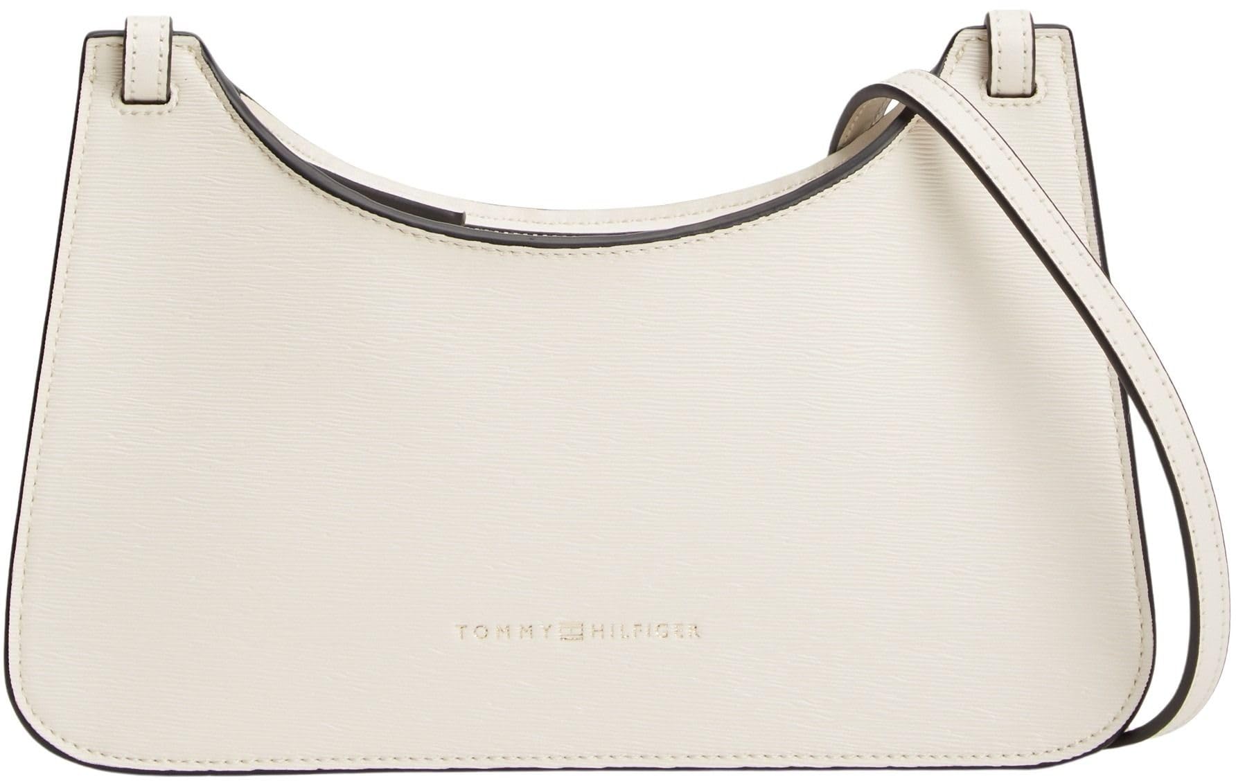 Tommy Hilfiger Women’s Shoulder Bag Modern Crossover with Zip, Off-White (Soft Cream), One Size