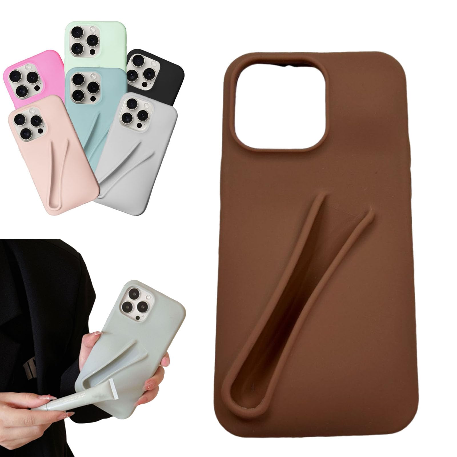 Lip Gloss Phone Case - Rhode Lipgloss Phone Case, Liquid Silicone