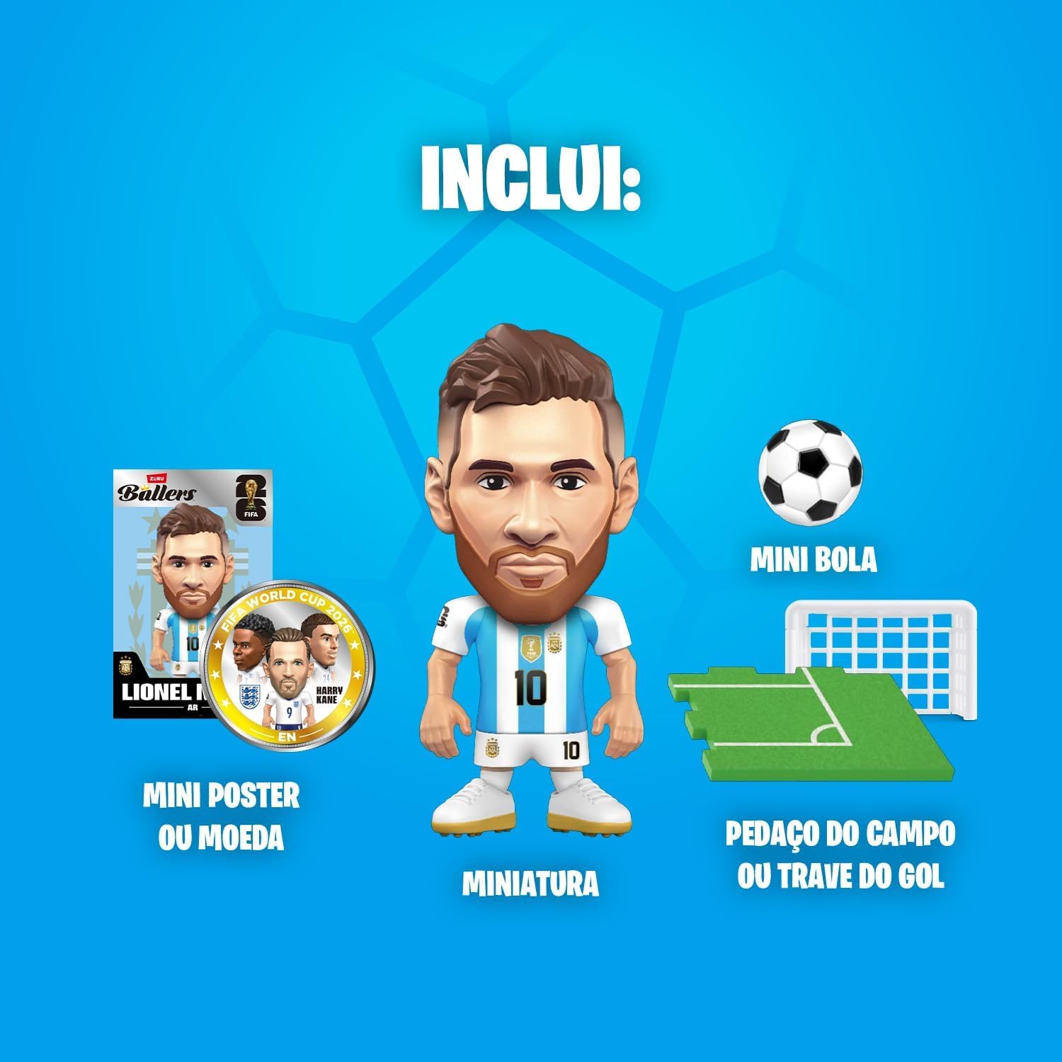 Boneco Surpresa FIFA World Cup 2026 Ballers Cápsula Colecionável