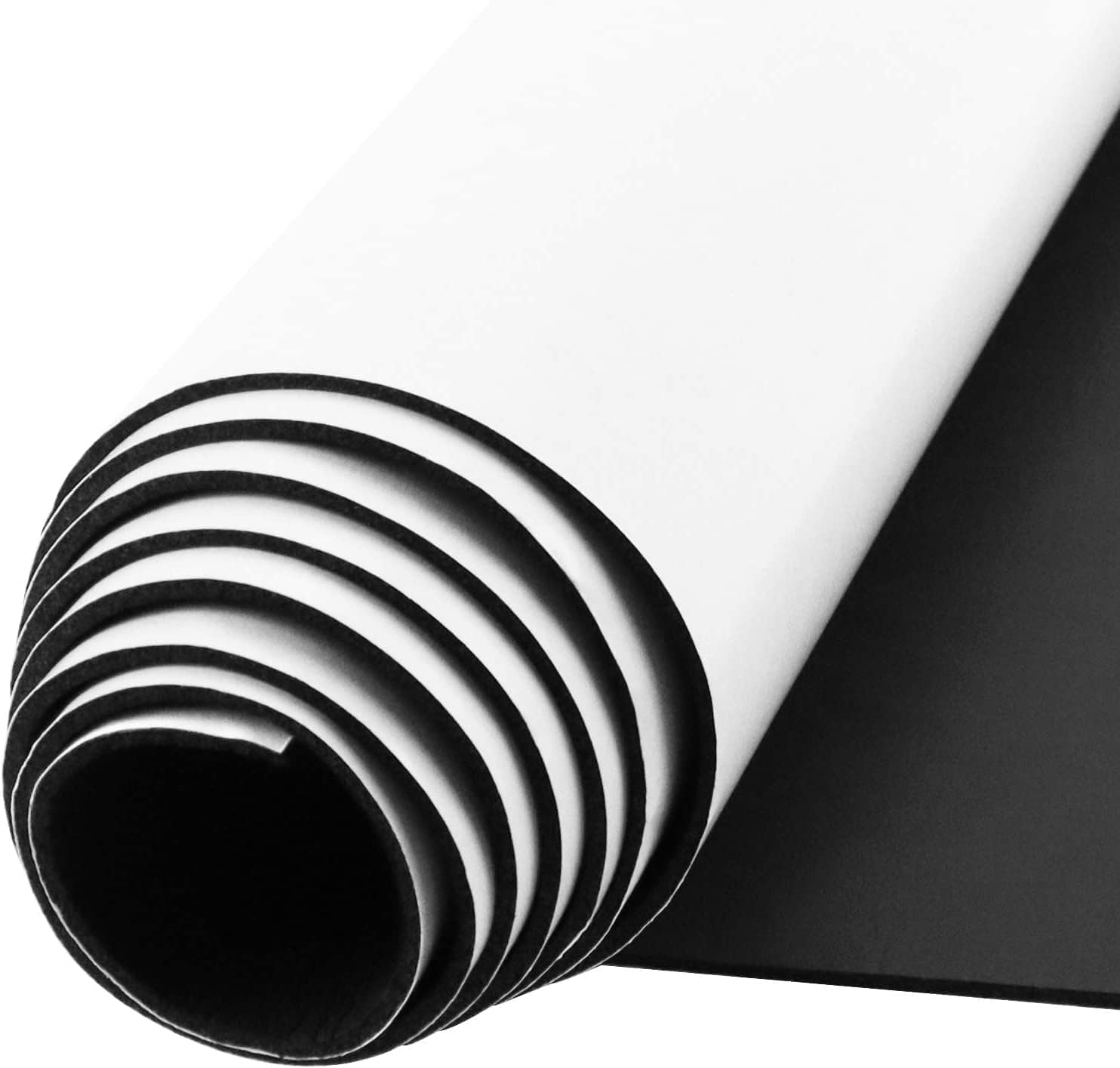 Storystore Self Adhesive Foam Roll 300mm(W) x 1.5mm(T) x 3m(L) High Density Foam Sheet with Adhesive Backing, Furniture Pads Floor Protectors, Anti-Scratch, Non Slip (Black)