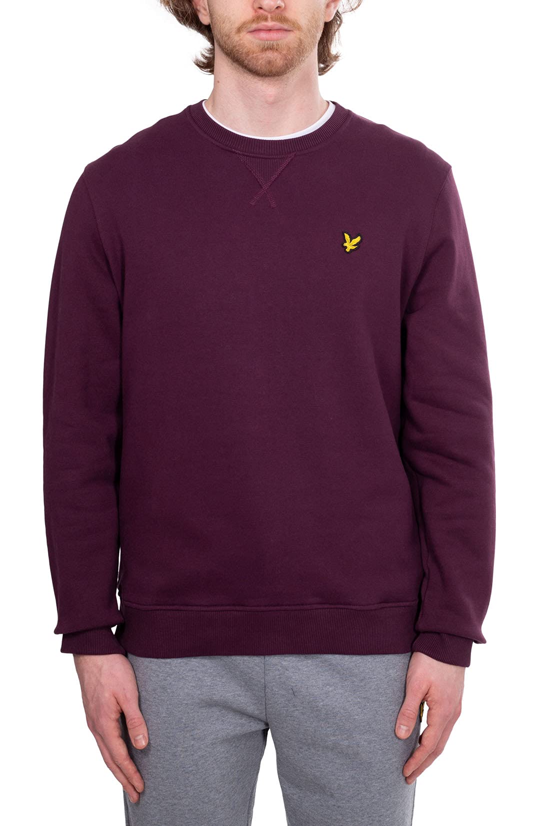 Lyle & Scott Felpa Cappuccio Ml1139V W904 Panna