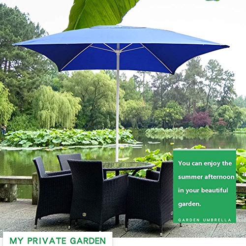 Parasol comercial CLSDRZC azul para mesas de terraza 6