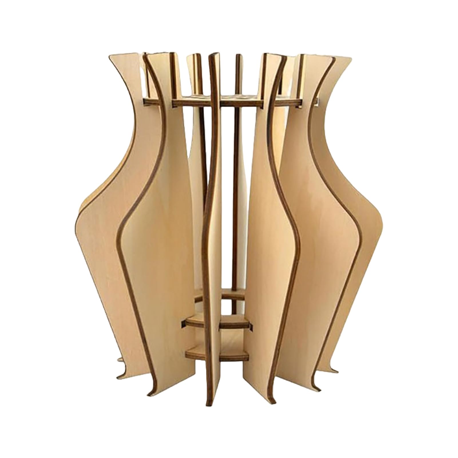 Alcxazs Type+1 Bouquet Wooden Vase Stylish And Spacious For Flower Arrangements Wooden Puzzle Flower Stand Decorative Stand,
