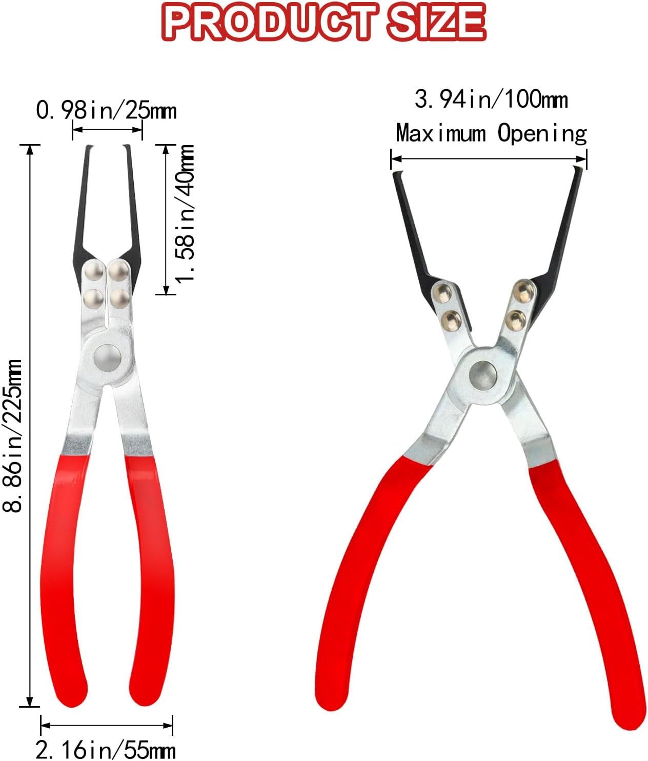 Aleric Relay Puller Pliers and Fuse Puller Plier, Automotive Relay Fuses Puller Tools Fuse Removal Tool, Pliers for Removing Relays on Vehicles, Car Electrical Remover Tool